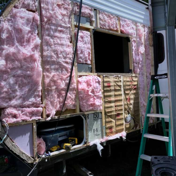 RV Exterior Wall Project Conroe Texas