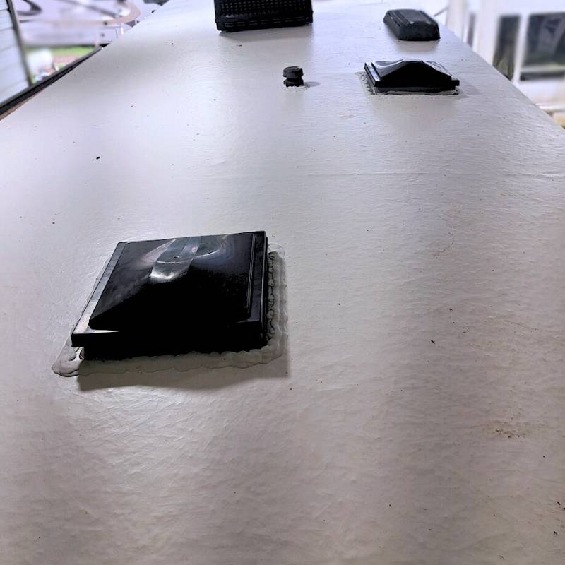 RV Travel Trailer Roof With New Roof Replaced By Ricks RV Repair Services