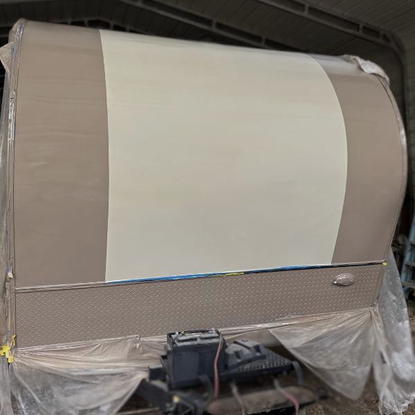 Fiberglass and Aluminum RV Front Cap Replacement - Ricks RV Repair Service - Afters