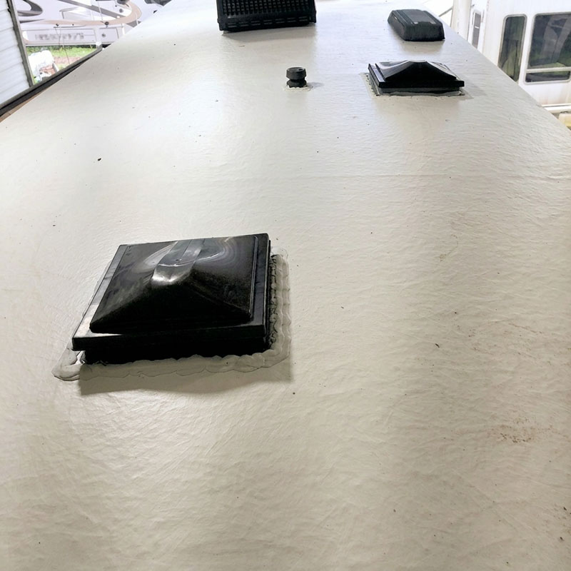 Premium RV roof replacement and exterior sealing service near Montgomery County TX for upscale RV owners needing long-lasting leak protection.